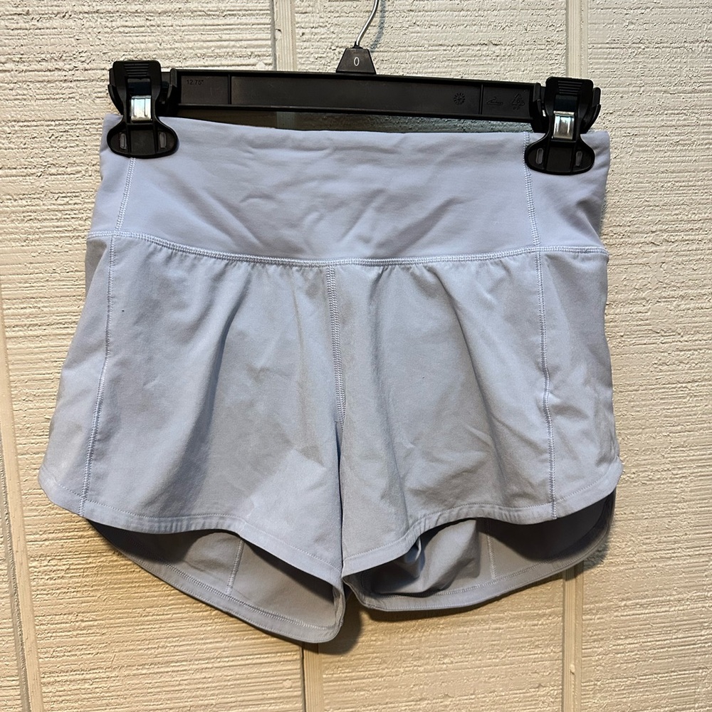 Lululemon Light blue Athletic Shorts with lining